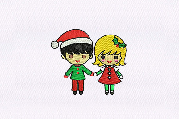 Boy and Girl: A Sweet Embroidery Choice for Gifts