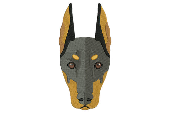 Doberman Face: A Festive Embroidery Review