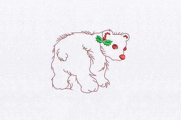 Red Bear: A Cozy Holiday Embroidery Review